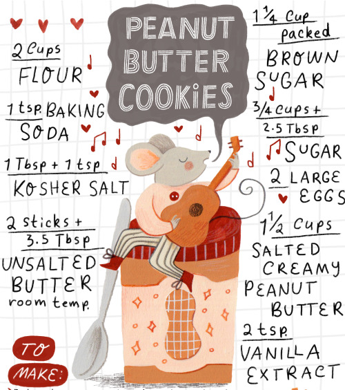 This is part of the May printable illustrated recipe card I made for my Patreon