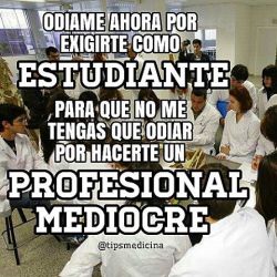 juliogran:  El mensaje de un profesor de cátedra a su estudiante. #TipsMedicina #Profesor. #Medicina #EstudianteMedico #Reflexión