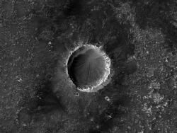 beautifulmars: A Vigilant Crater in the Tharsis Region