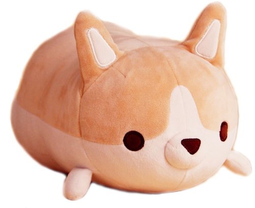 whirelez:FlorisHome Cute Funny Corgi Dog Shaped Plush PillowsCute!!! This is a really cute, soft, cu