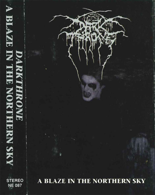 taake313:  Darkthrone - A Blaze In The Northern Sky (1992) Cassette cover