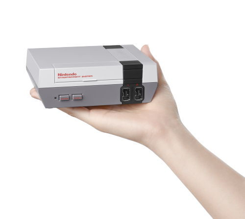 nintendo:  Nope, this is not a retro image. The NES is coming back to stores! Pick up the Nintendo Entertainment System: NES Classic Edition on 11/11, a new mini NES that lets you plug in and play 30 included games like Super Mario Bros. 3, Mega Man 2
