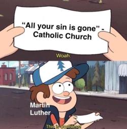 fakehistory:  Martin Luther when he began the Protestant reformation in Europe. (1517)