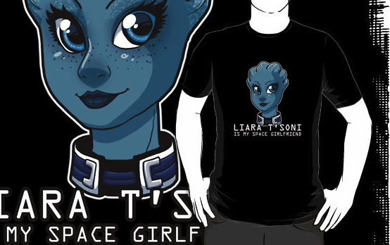 reidavidson:  NEW! In the store. For the proud Liara romancer! Which Mass Effect