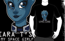 reidavidson:  NEW! In the store. For the proud Liara romancer! Which Mass Effect character would you like to see next? 