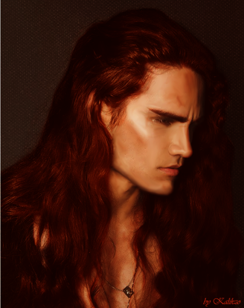 Maedhros!!! Ok, I got bored after a while, it could have been better.Model is Douglas Hickmann.