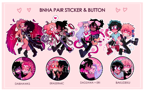 ☆Happy Valentines Day!☆My Store is finally open once again!! Pre-orders are open for the BNHA pair s