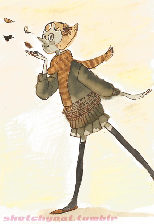 sketchynat:  Day 3 and a partner to my friend who reminded me about inktober. ;) 