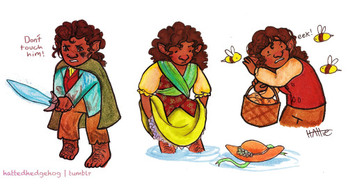 hattedhedgehog: Some more Billa, because Miss Baggins a cutie patootie and really fun to draw.