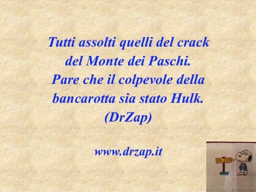 DRZAP www.drzap.it (oltre 197.350 battute e barzellette) INSTAGRAM franco.zappulla (vignette 