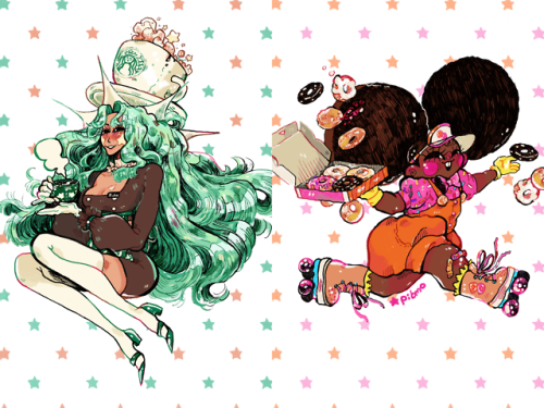 ~ fast food idols ~ ⭐⭐5x7 collectable postcard prints available here!