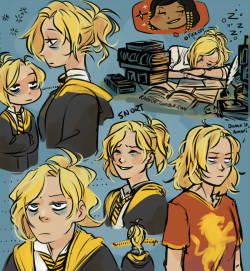 radycat:   ( ͡° ͜ʖ ͡°)  Where’d you get that shirt, Angela?  More Pharmercy AU ft tired dead-eyed genius Hufflepuff Angela  