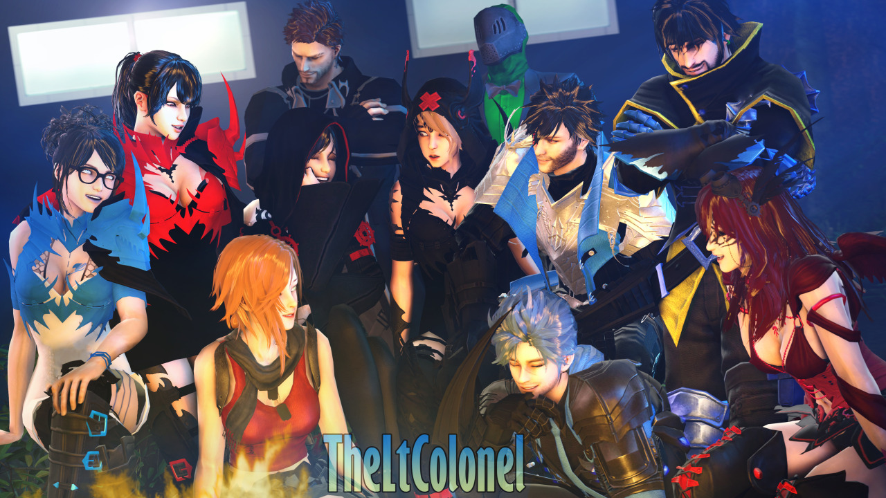 *The Unit*My Tumblrâ€™s Background image! All The Unit gathered, having a laugh