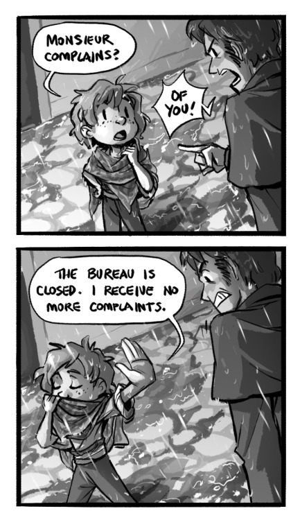 threadbaremillionaire:More book Gavroche comics. I’ll try and post more often this year!