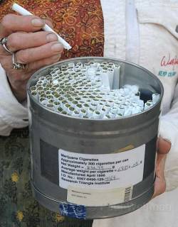 thefourtwentytimes:  forgiveeverything:  I absolutely love weed. Yet I also love not smoking weed.. It’s been a long time since I smoked.   This is true medicinal cannabis.  this is the can that was sent to the few select patients who were allowed