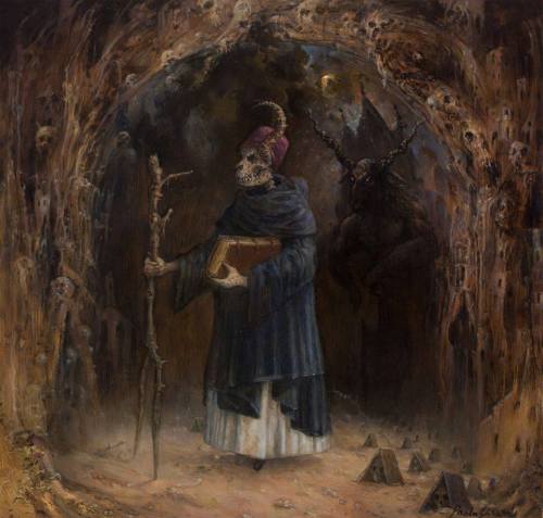 hierarchical-aestheticism:Invoking the Majestic Throne of Satan, Paolo Girardi