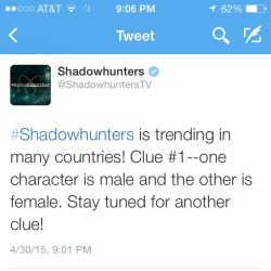 julianblakthorn:  shadowhunters-official: