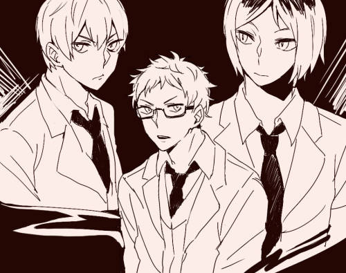 aokamei:  Whoops been busy with summer research…have some Haikyuu as my apologies.