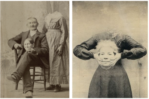 ladyhistory: lyndsayfaye: odditiesoflife: odditiesoflife: Victorian Headless Portraits The Victorian