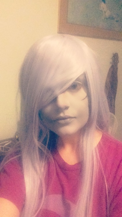 Super early Vaati makeup test last night! The wig just arrived, and I wanted to see if I could figur