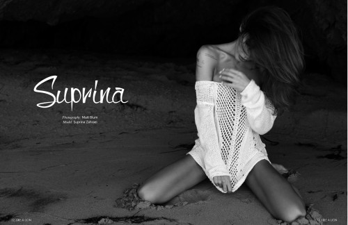 4 page spread in Australia’s Like a Lion magazine.  Model: Suprina