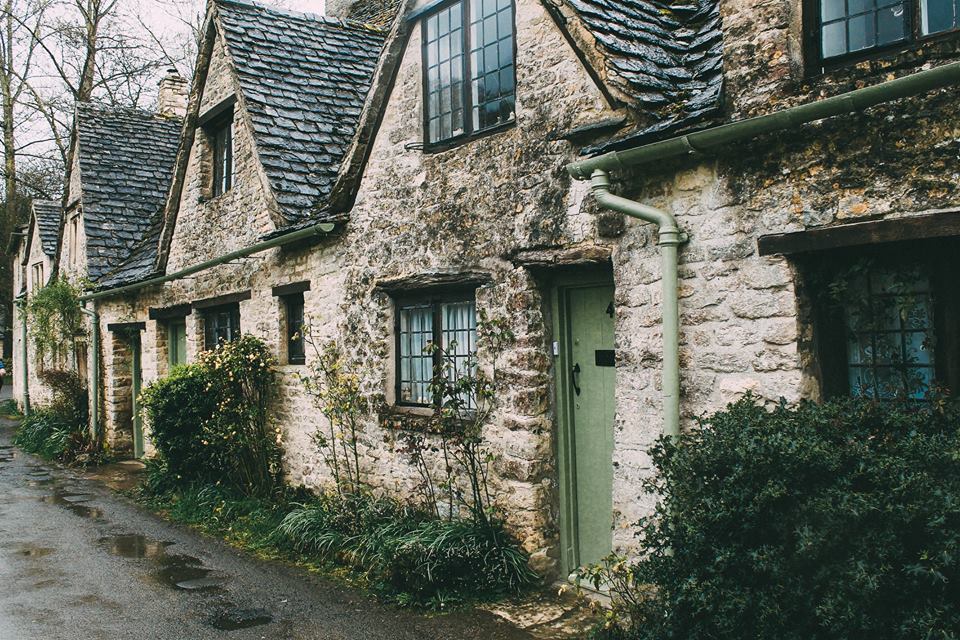 floralls: stone cottages in Bibury by  Eduard Militaru   