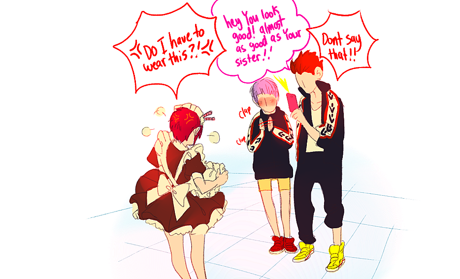 mookie000:  mookie000:  workn at that maid cafe  ah I decided to keep my maid rin