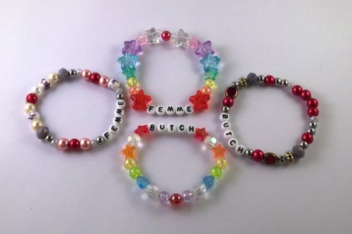 snootyfoxfashion:Cute Pastel LGBTQ+ Pride Bracelets from TheLovelyGuillotine