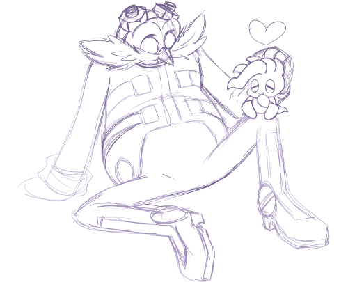 Today in&hellip;! doodles that soni will never finish:Eggman petting chao Starline