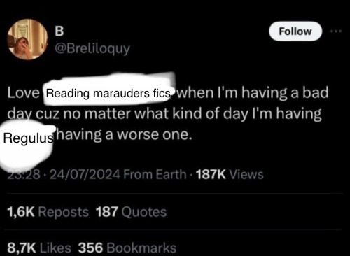Honestly Could Be Any Of The Marauders They Are Having A Bad Time 