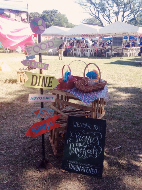 Blackboard typography for TUGON&rsquo;s Picnics and Pinwheels event last week! Hooray for shawar