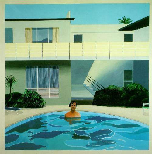 20aliens:portrait of Nick WilderDavid Hockney