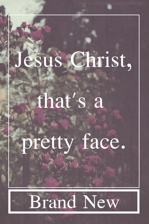 non-existinguniverse:  My edit//Jesus Christ by Brand New 