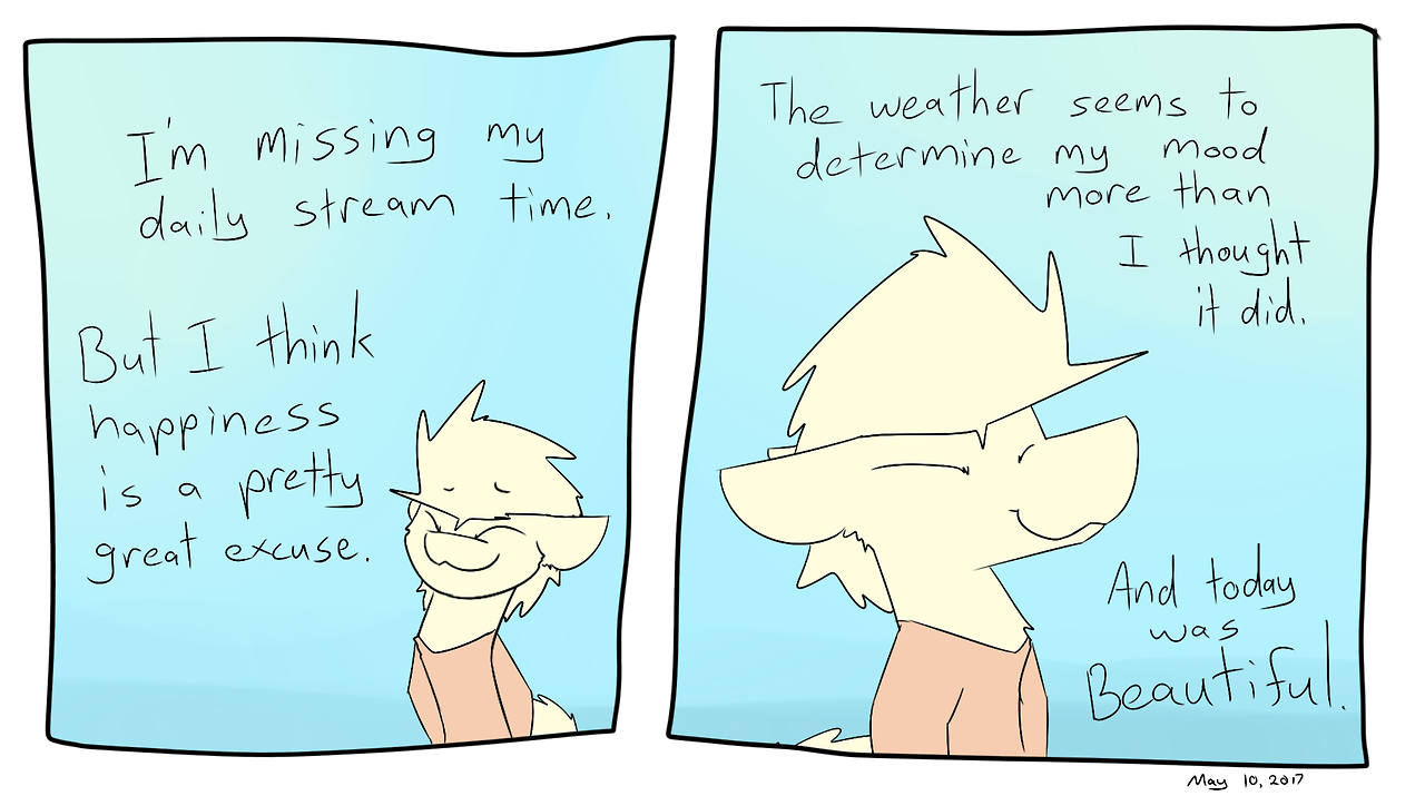 x3 Ah man, I’m affected by the weather that way too. Pity we haven’t had anything