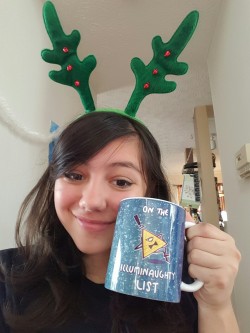 wish-my-life-was-a-ghibli-film:  @ikimaru Thanks for designing such a bad ass mug!! X]  Hoping to see another design next year!   glad you liked it omg you’re so cute! thank you! &lt;3