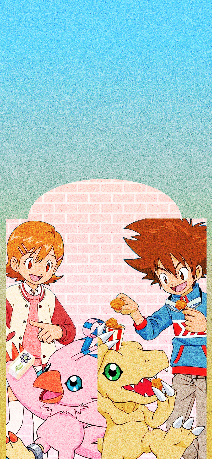 6 LOCK SCREENS FT. DIGIMON ADVENTURE ANIME JAPAN 2024 ART ★ 