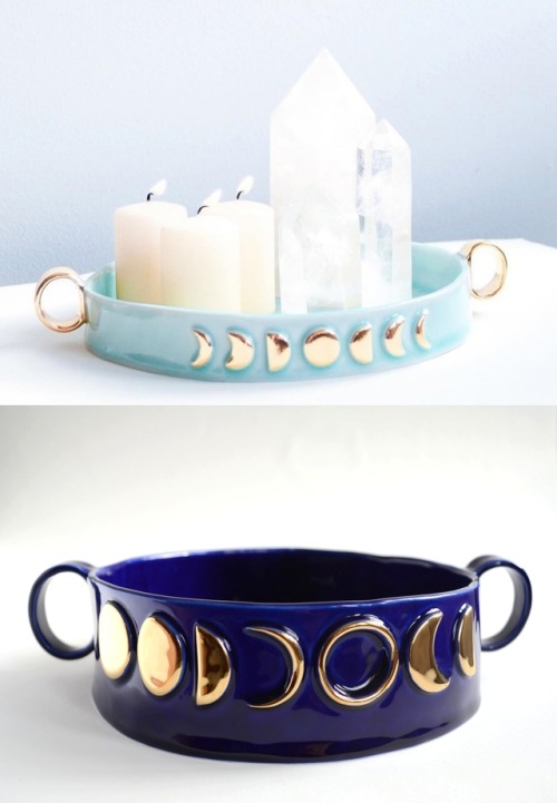 eithnerunawitch:  sosuperawesome:  Moon, Star and Sun Ceramics Jasmin Blanc on Etsy See our #Etsy or