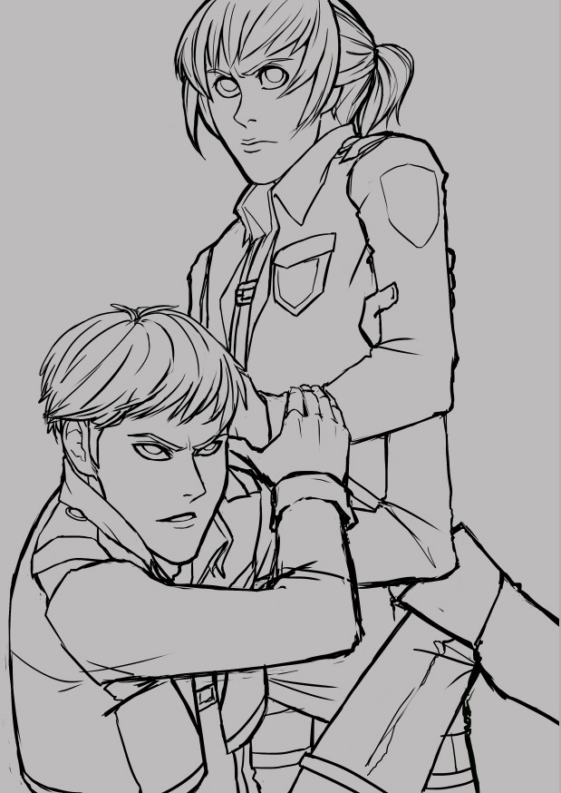 LINEART IS DONE MOSTLY. I WILL BE TWEAKING IT AS I COLOR BUT IT&rsquo;S TECHNICALLY