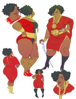 charactermodel: Black Maria by Sandford Greene