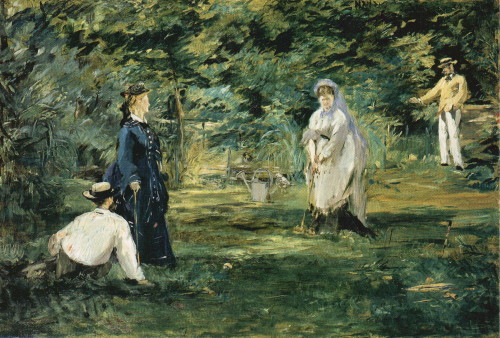 The Croquet Game, Édouard Manet, 1873