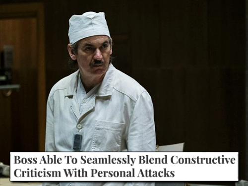 HBO’s Chernobyl + The Onion headlines, part III of ??