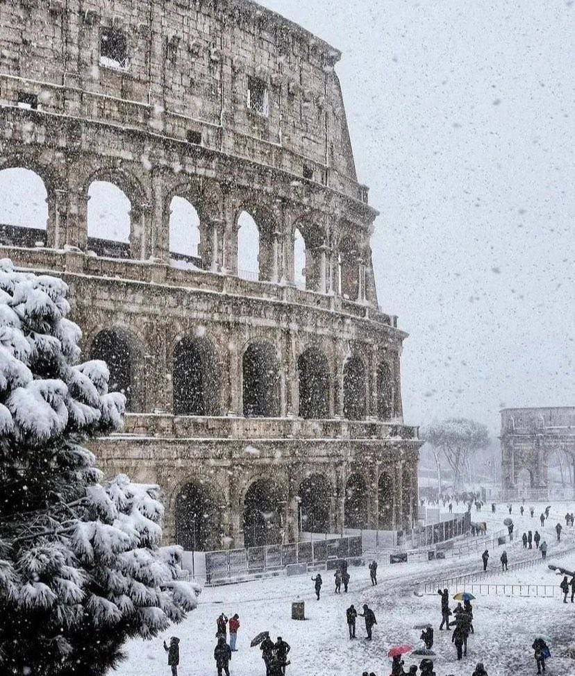 ❄️ Roma'da kış....