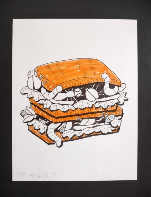 Drawlloween Day 4: BLT (the B Stands For Bugs)