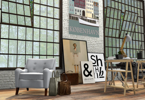 CODY Industrial Loft Window - Industrial Windows with 4 different colors, and different glass types 
