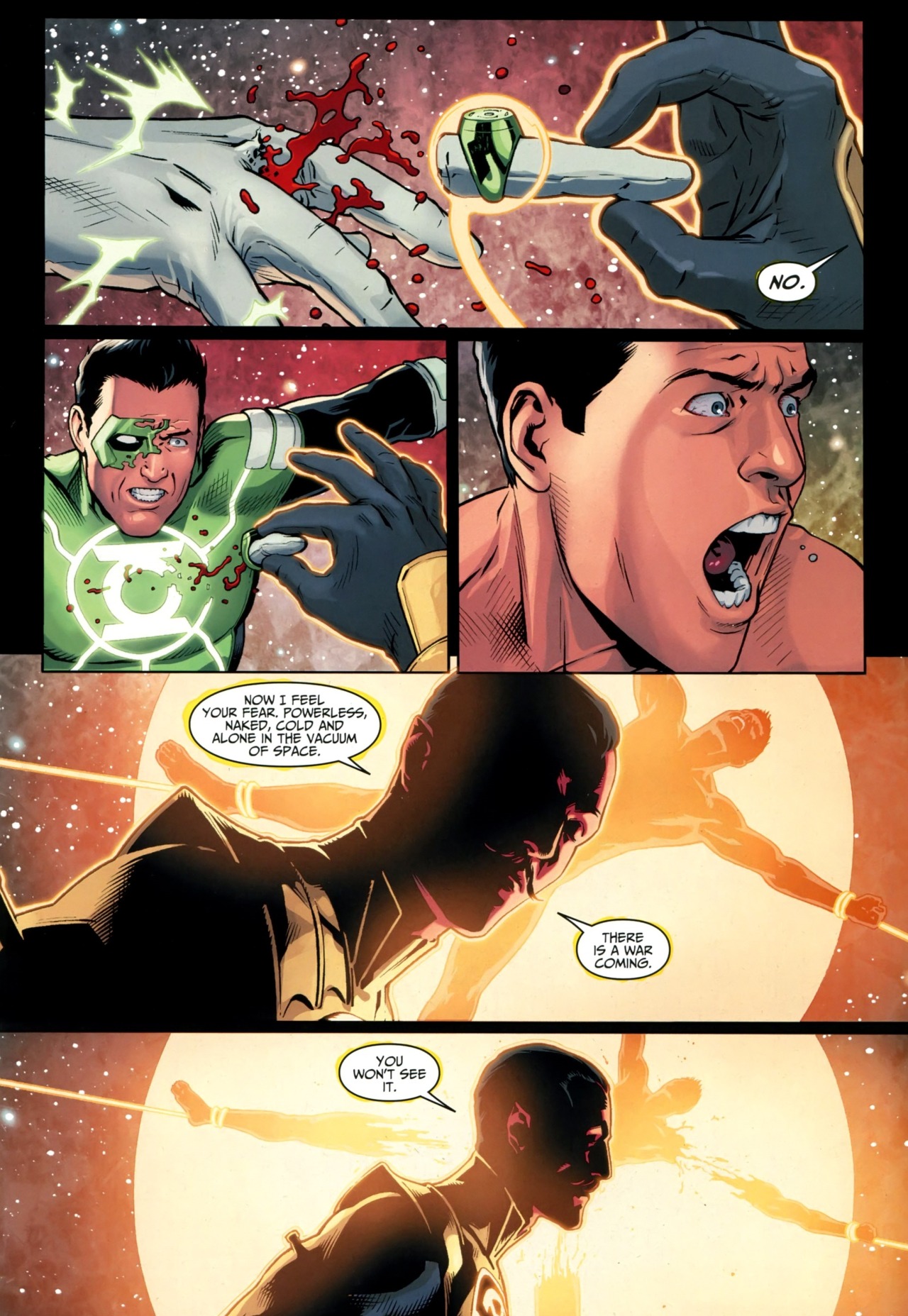 towritecomicsonherarms:  Kyle and Sinestro   Injustice Year Two #1