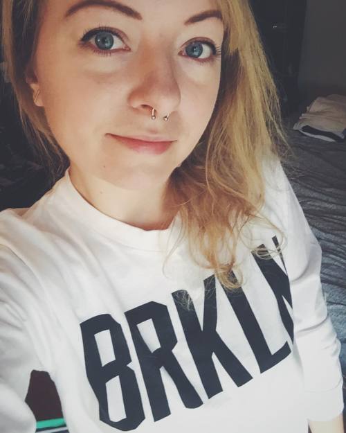 BRKLN ✌️ . . . . . #me #selfie #celfie #girl #woman #lady #septum #septumpiercing #31 #blonde #blond