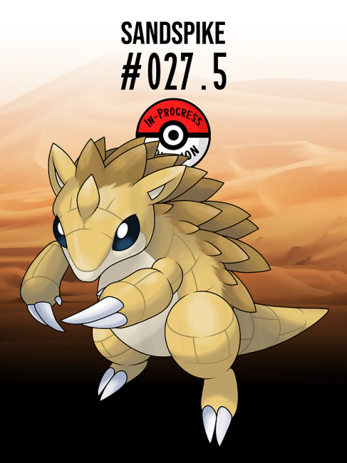 #027.5 - While young, Sandshrew live in deep underground burrows in arid locations, emerging only to