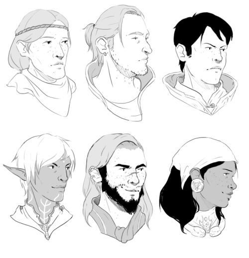 demandthedoodles:Kirkwall Crew part 01