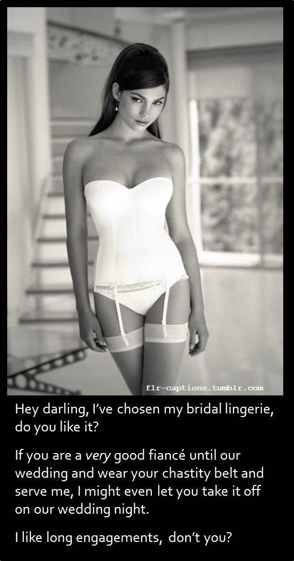  Hey darling, I’ve chosen my bridal lingerie, do you like it?  If you are a very good