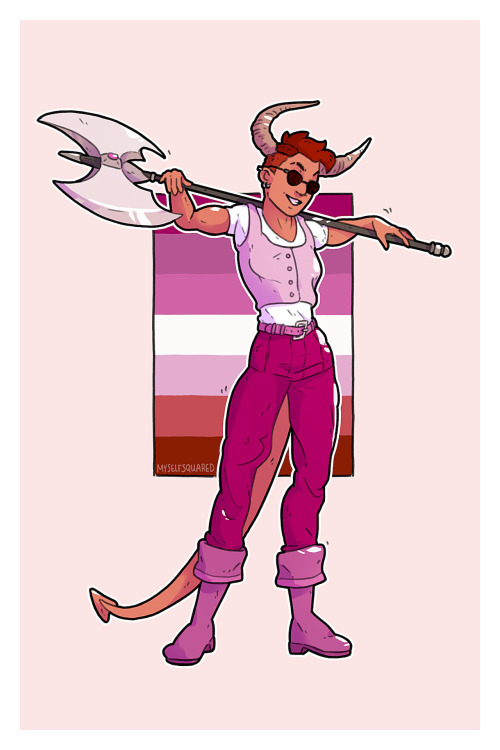 myselfsquared:✨ LGBTieflings: Gay, lesbian, bi, pan, trans, non-binary, genderqueer, ace ✨ Hi, i’m A